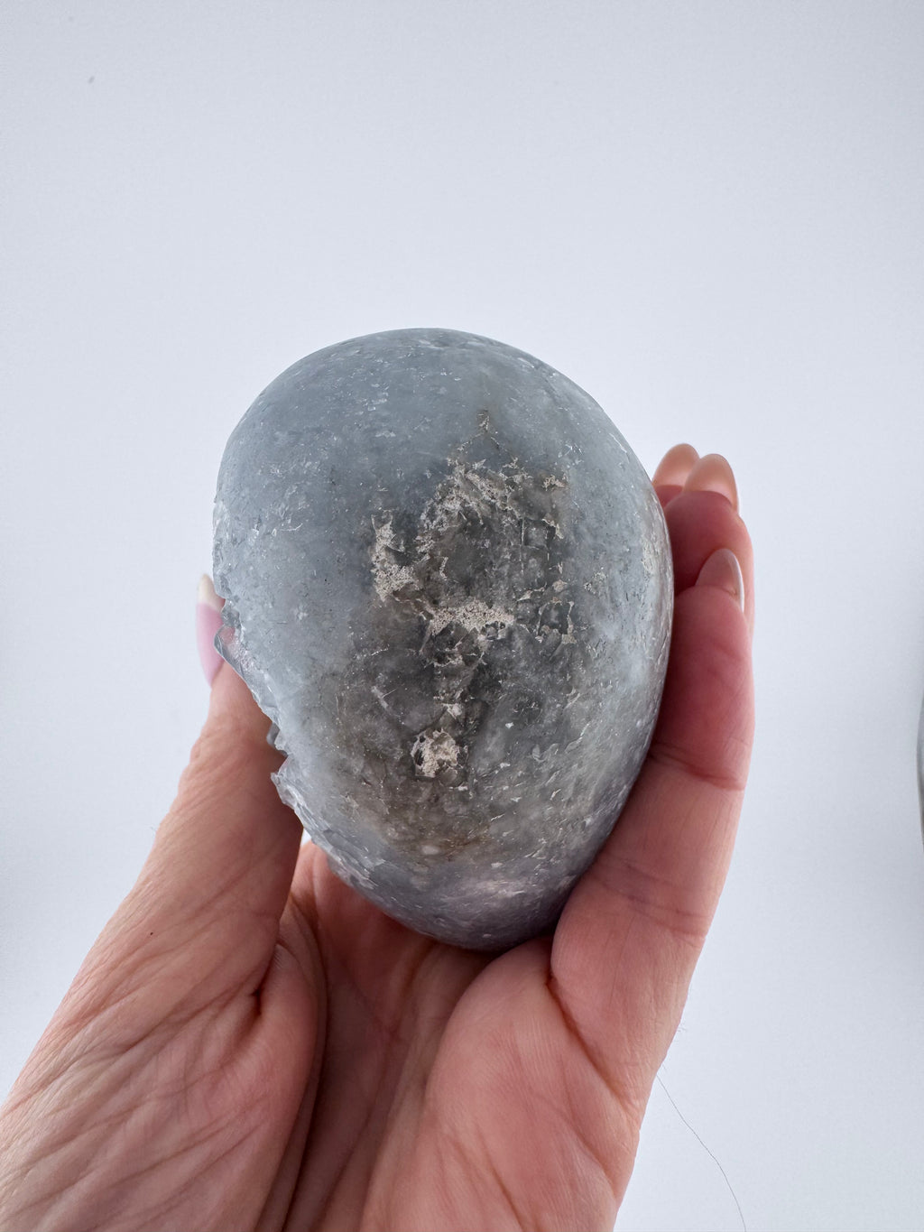 High Quality Blue Celestite Heart