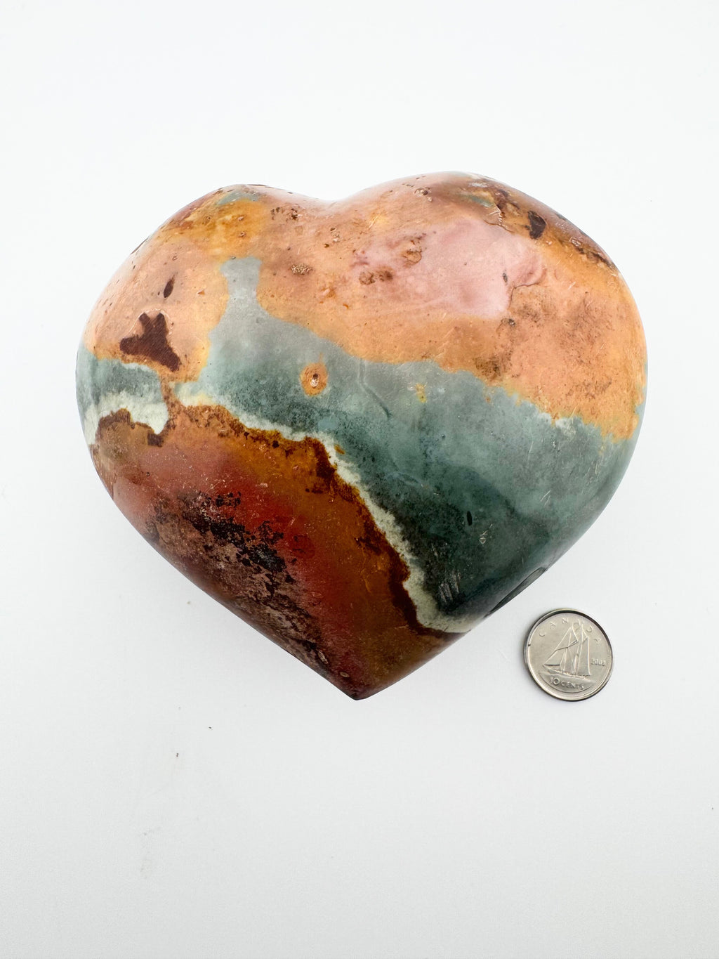 Polychrome Jasper Heart