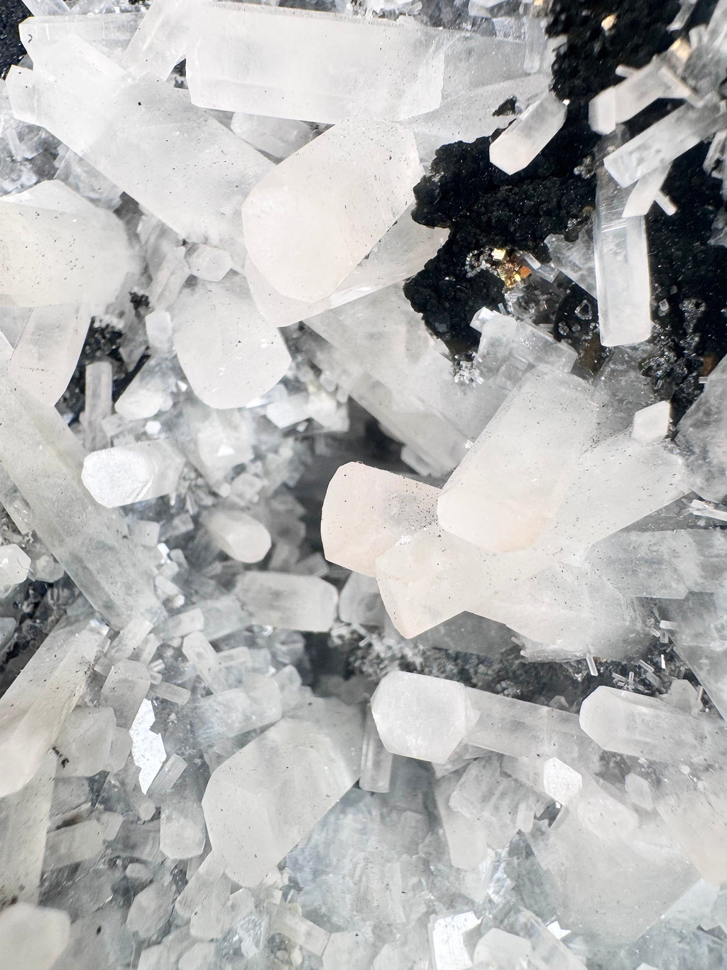 Columnar Calcite and Pyrite from Madagascar