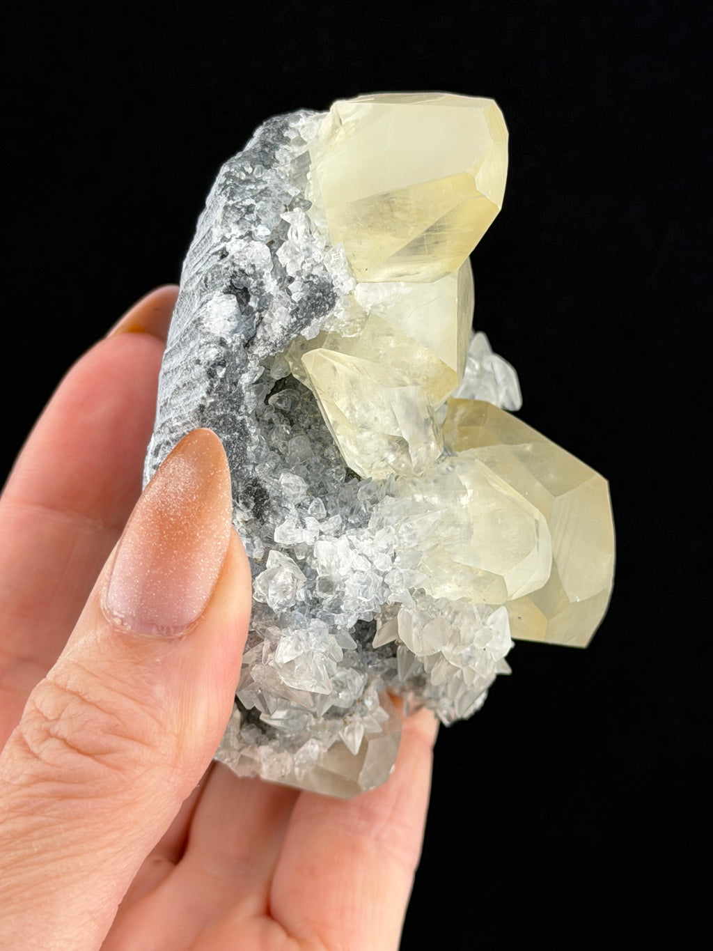 Yellow Diamond Calcite, Anhui, China