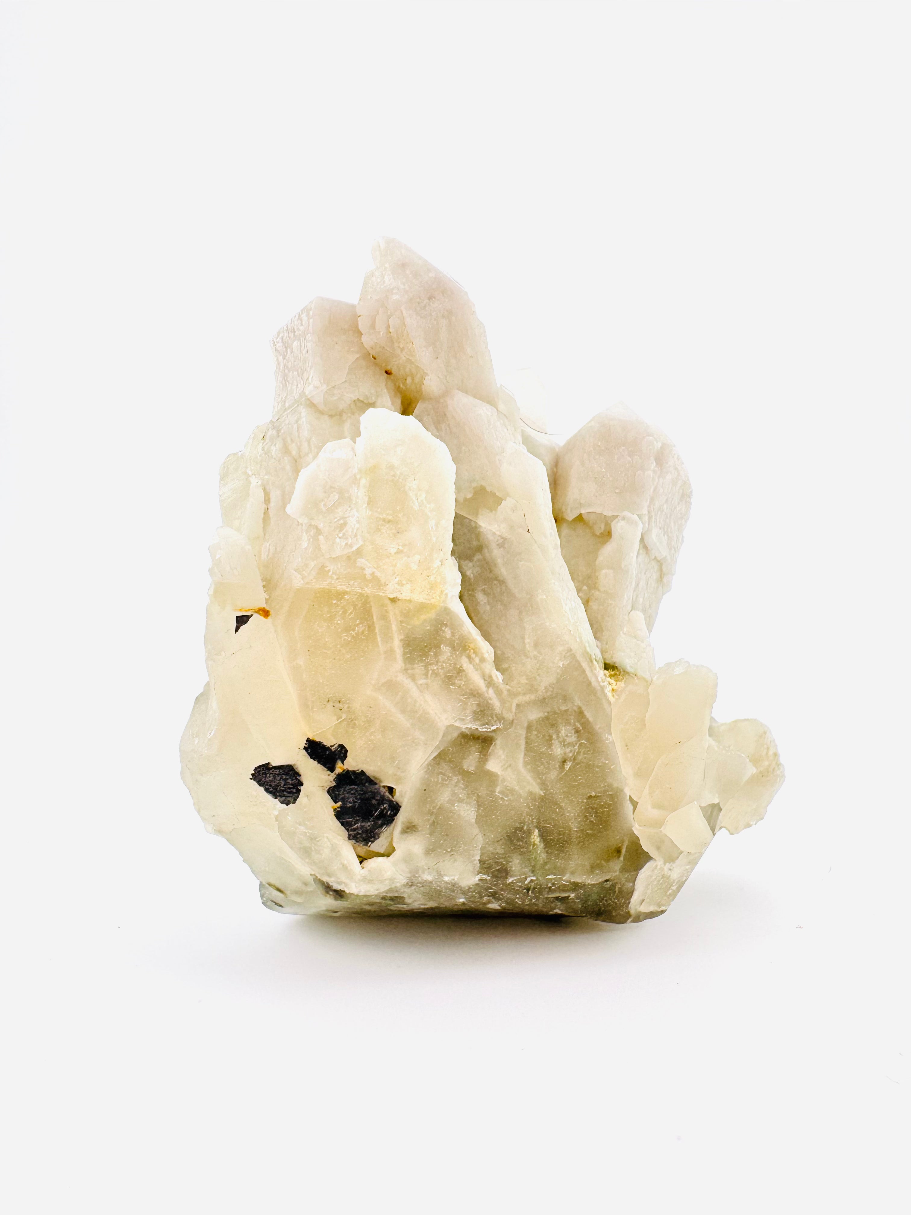 Candle Quartz with Arsenopyrite