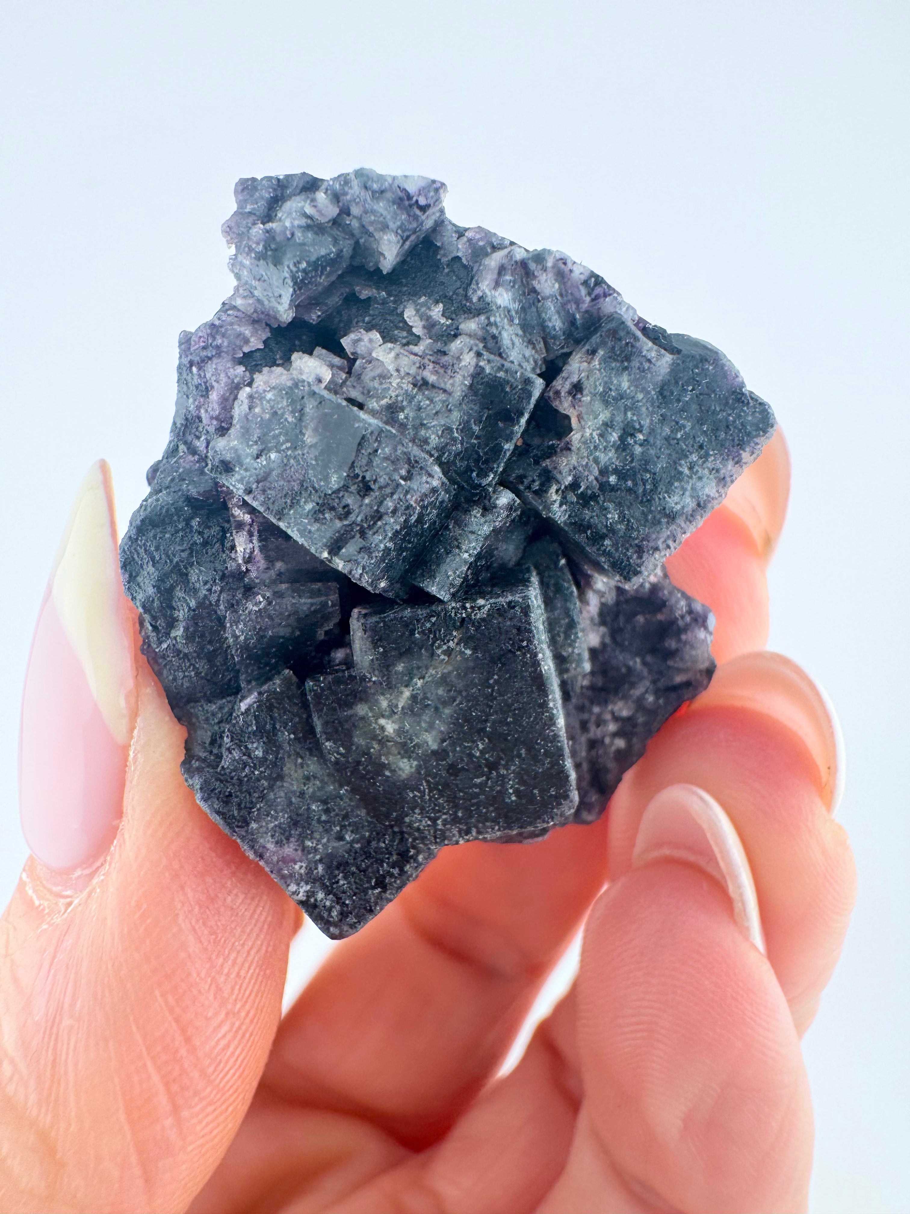 Black Fluorite from Inner Mongolia