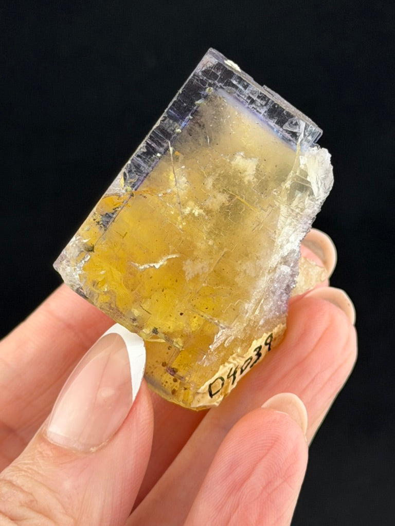 Fluorite with Chalcopyrite and Calcite, Illinois