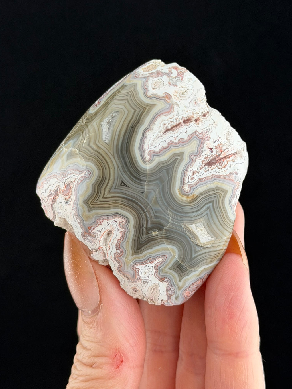Pink Agate, Nova Scotia, Canada