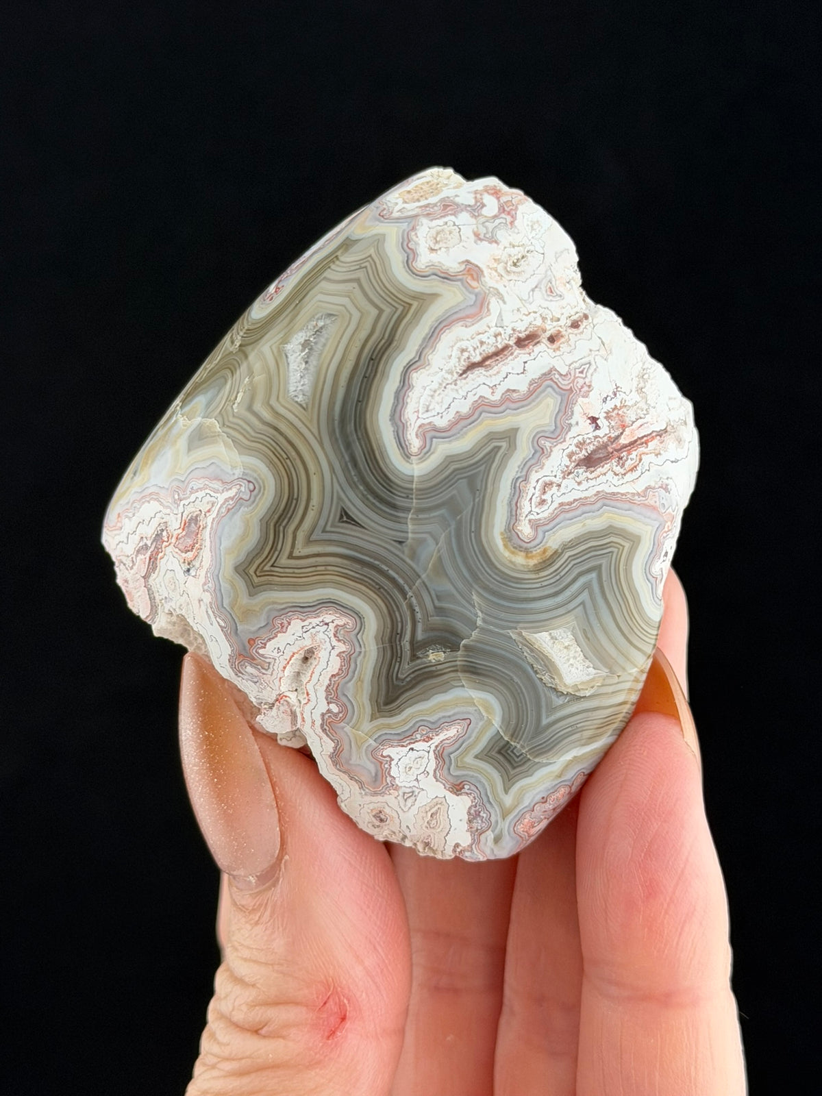 Pink Agate, Nova Scotia, Canada