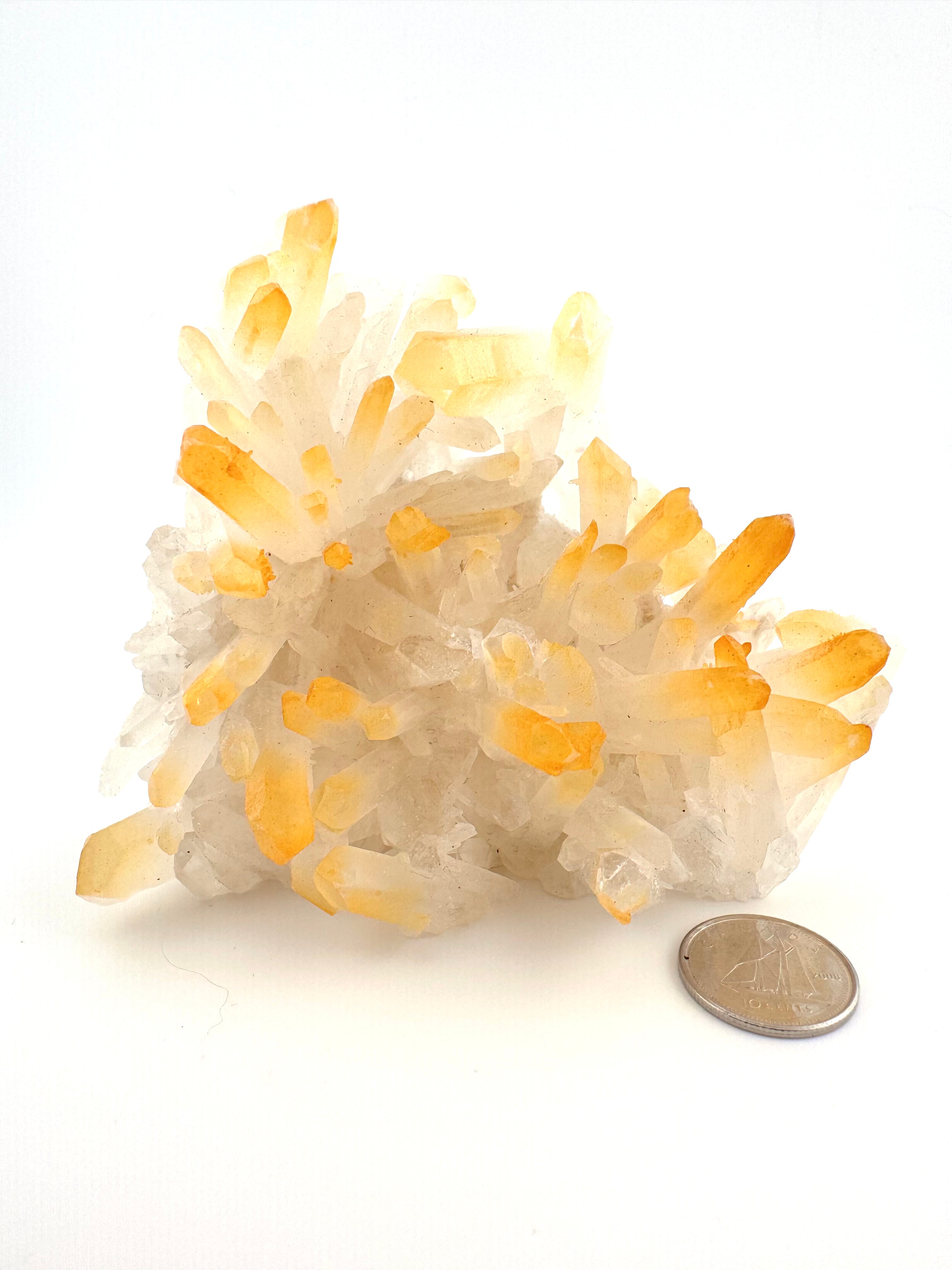 Mango Quartz Cluster