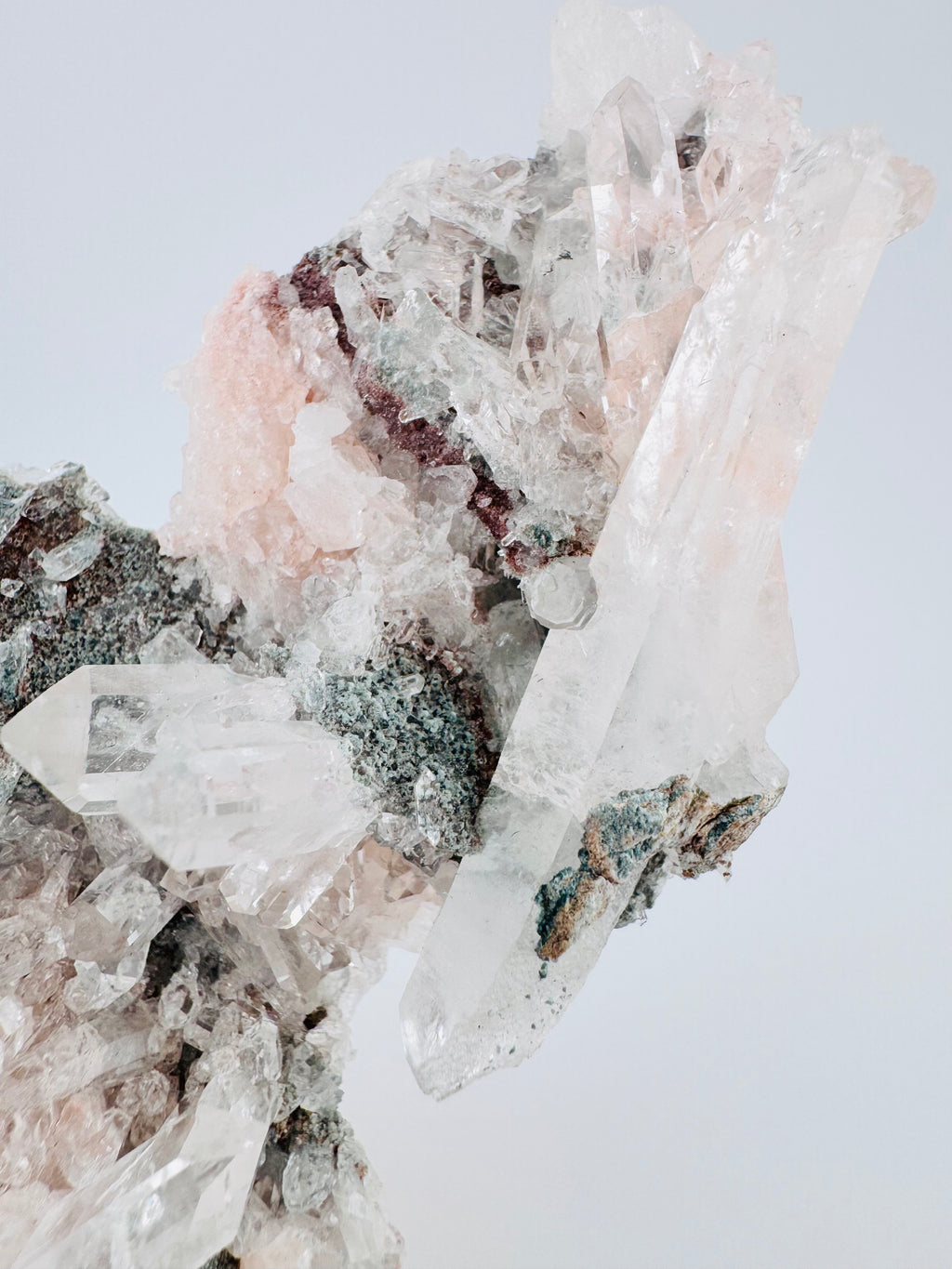 Pink Lemurian Cluster