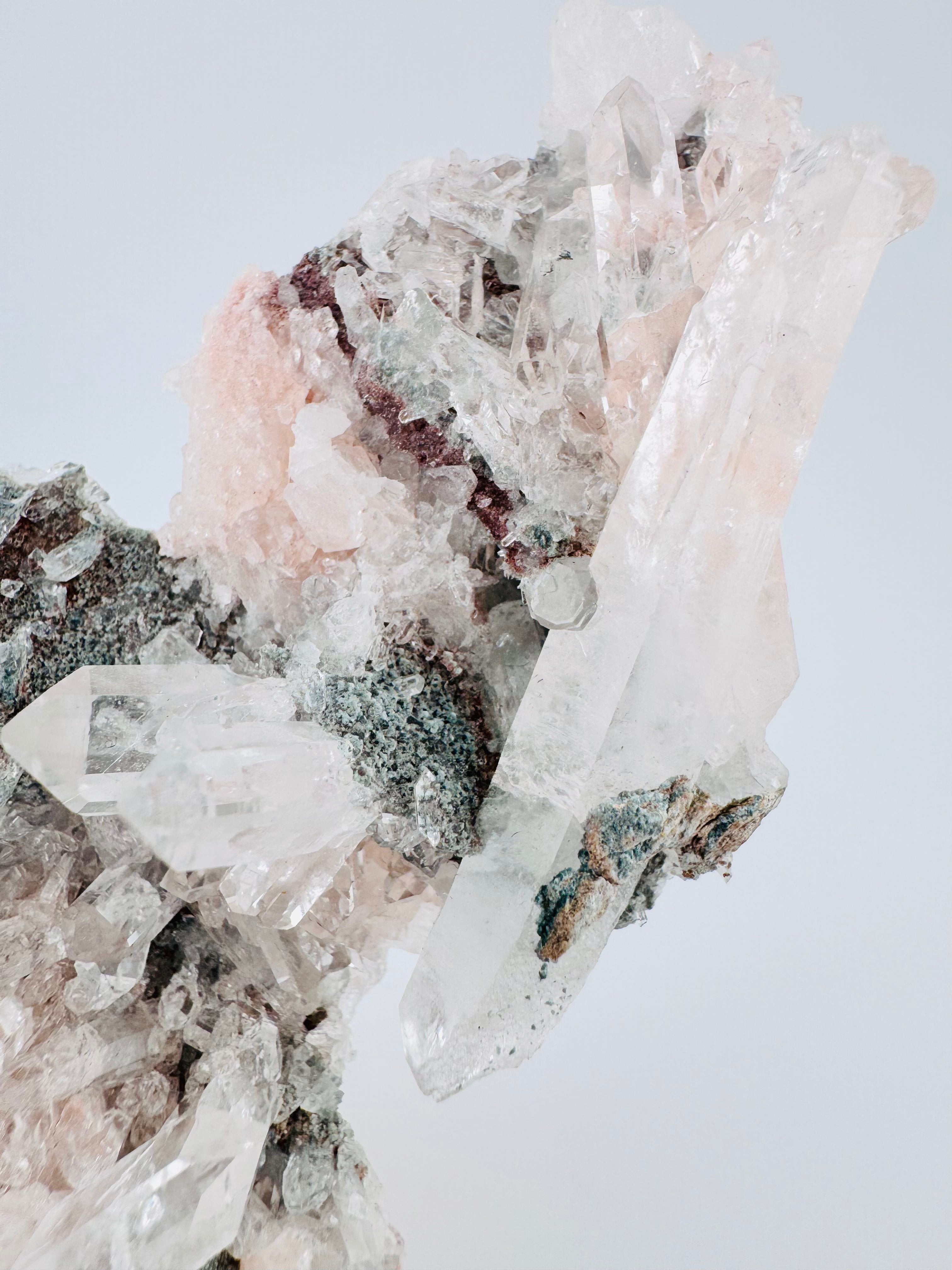 Pink Lemurian Cluster