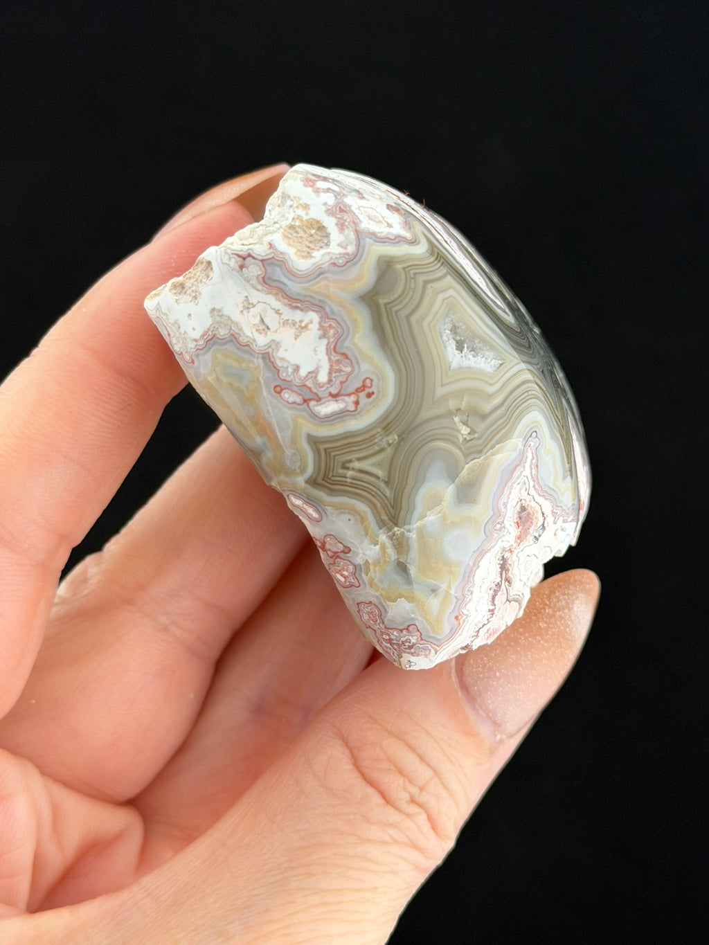 Pink Agate, Nova Scotia, Canada