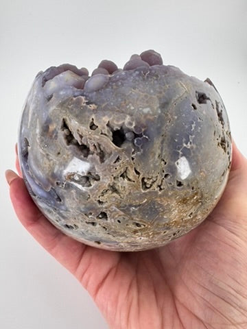 XL Grape Agate Sphere