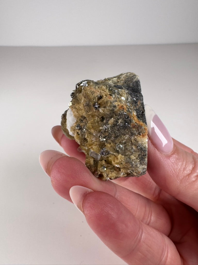 Siderite with Pyrite