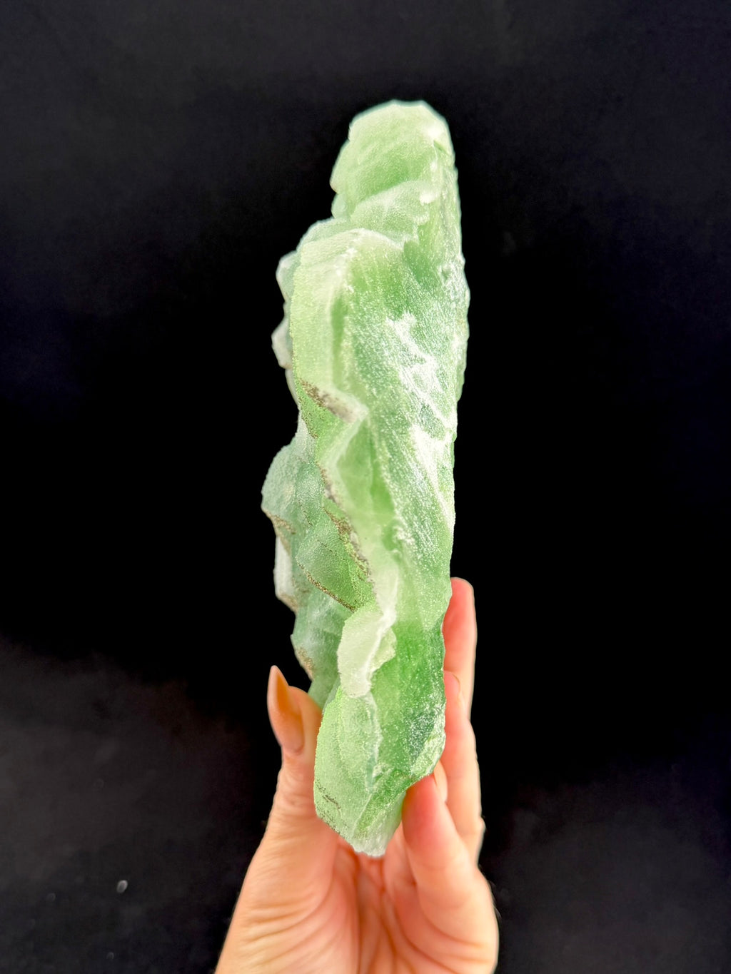 Green Sugar Fluorite with Pyrite, Fujian, China