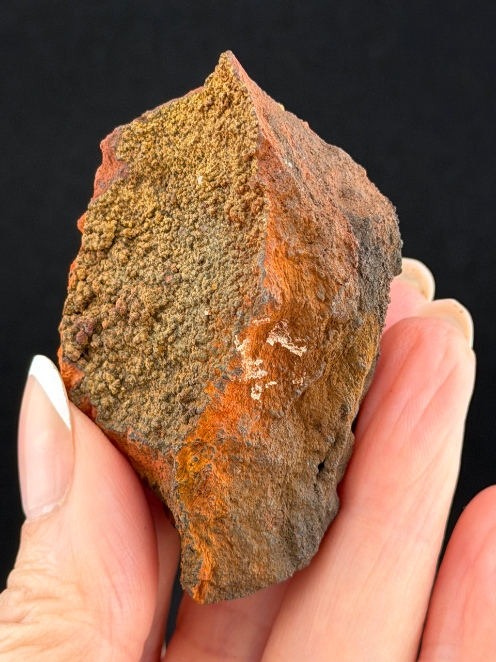 Adamite and Calcite on Limonite, Mexico