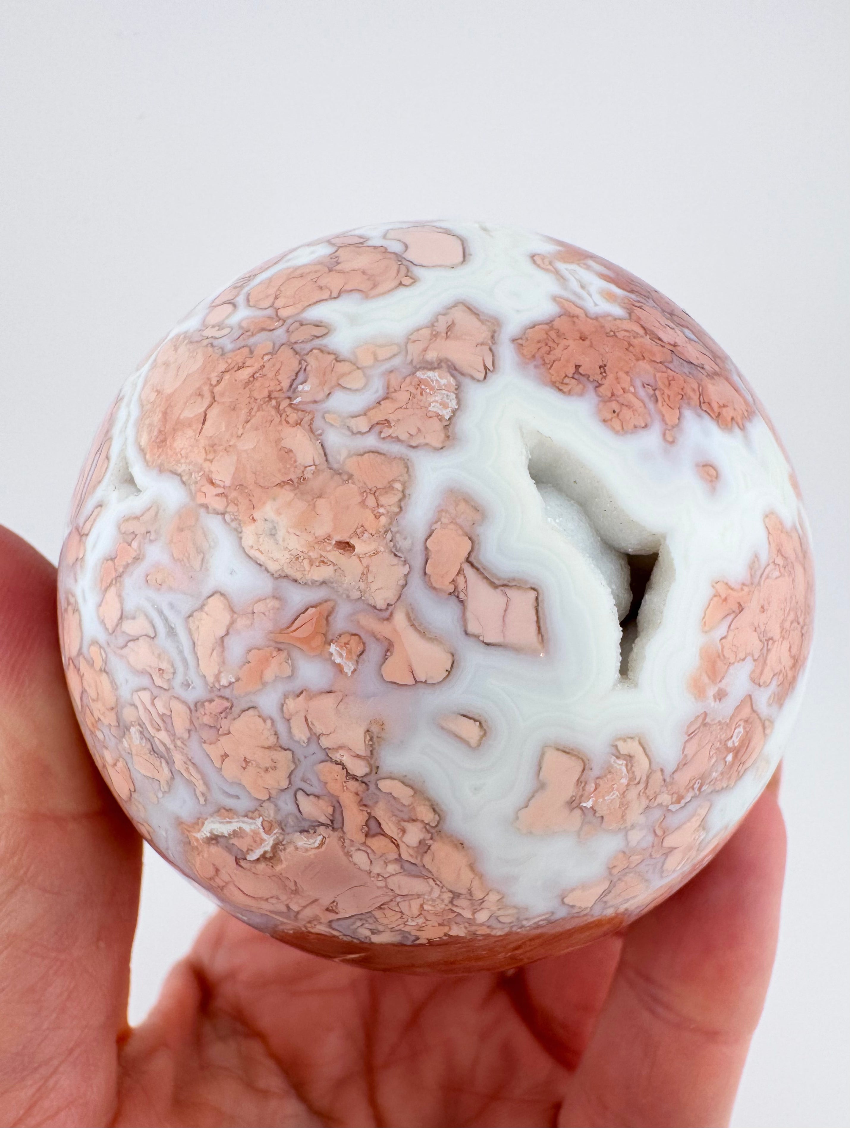 Candy Agate Druzy Sphere