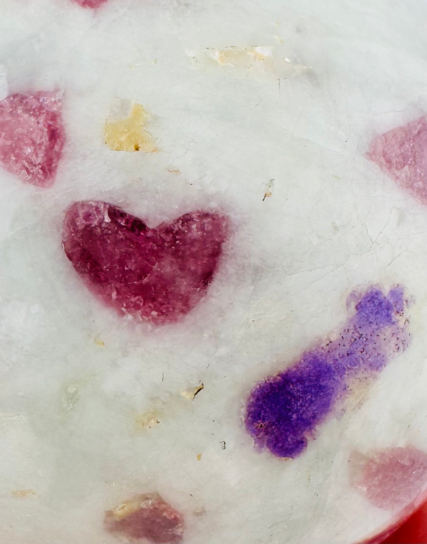 Pink Tourmaline Sphere with Lepidolite Accents