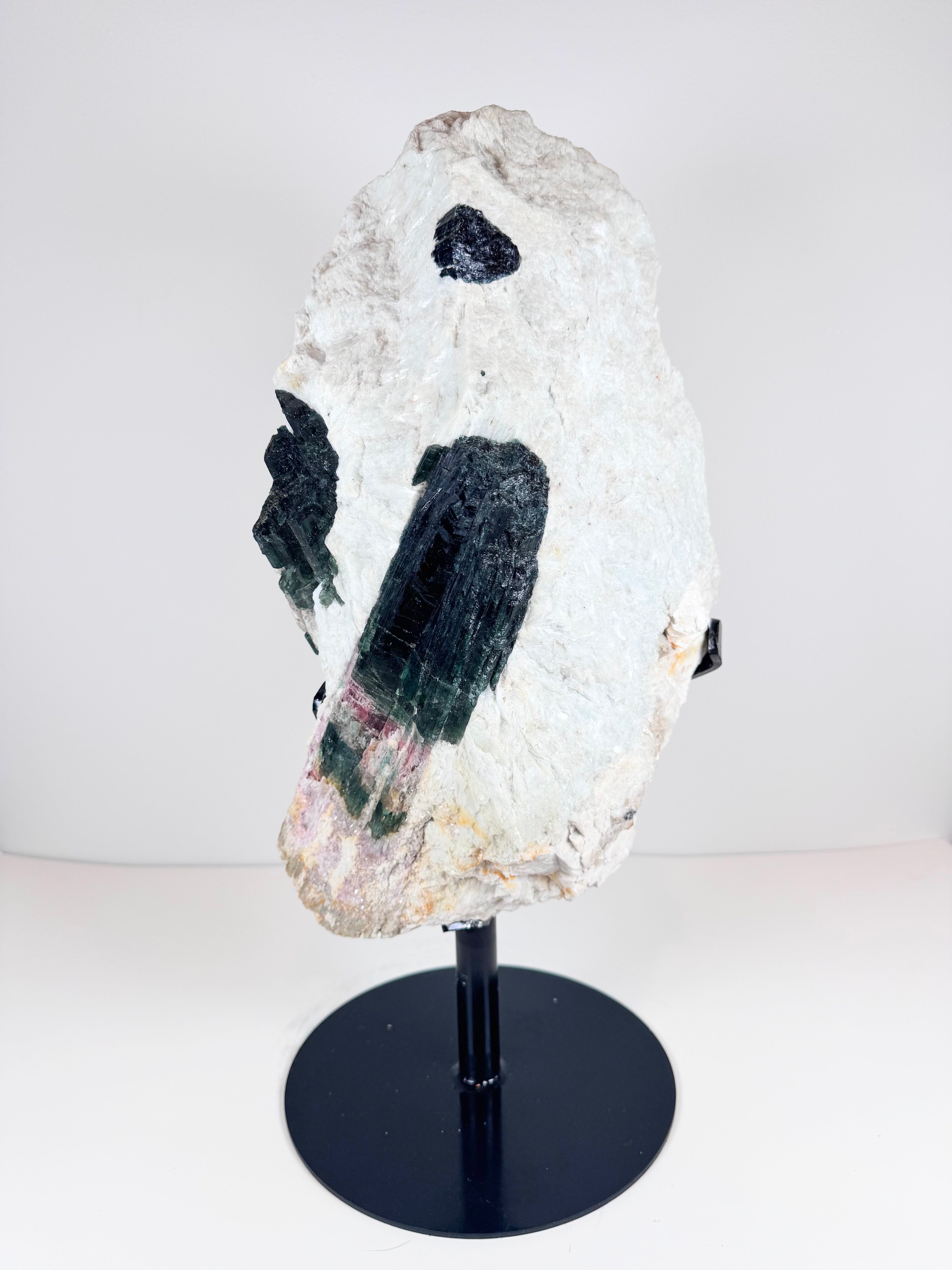 13kg Watermelon Tourmaline on Albite Matrix from Madagascar