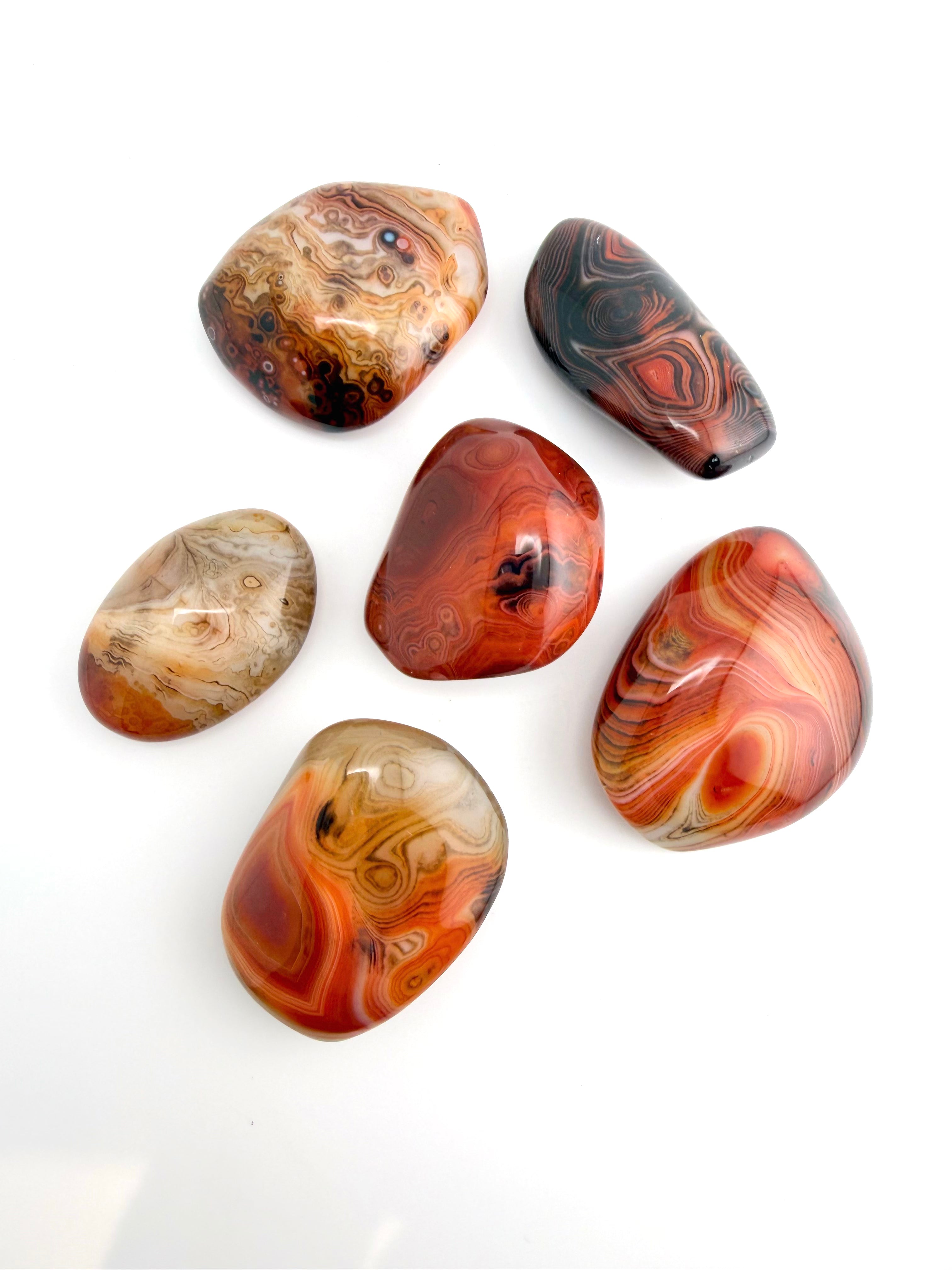 Sardonyx Palm Stones