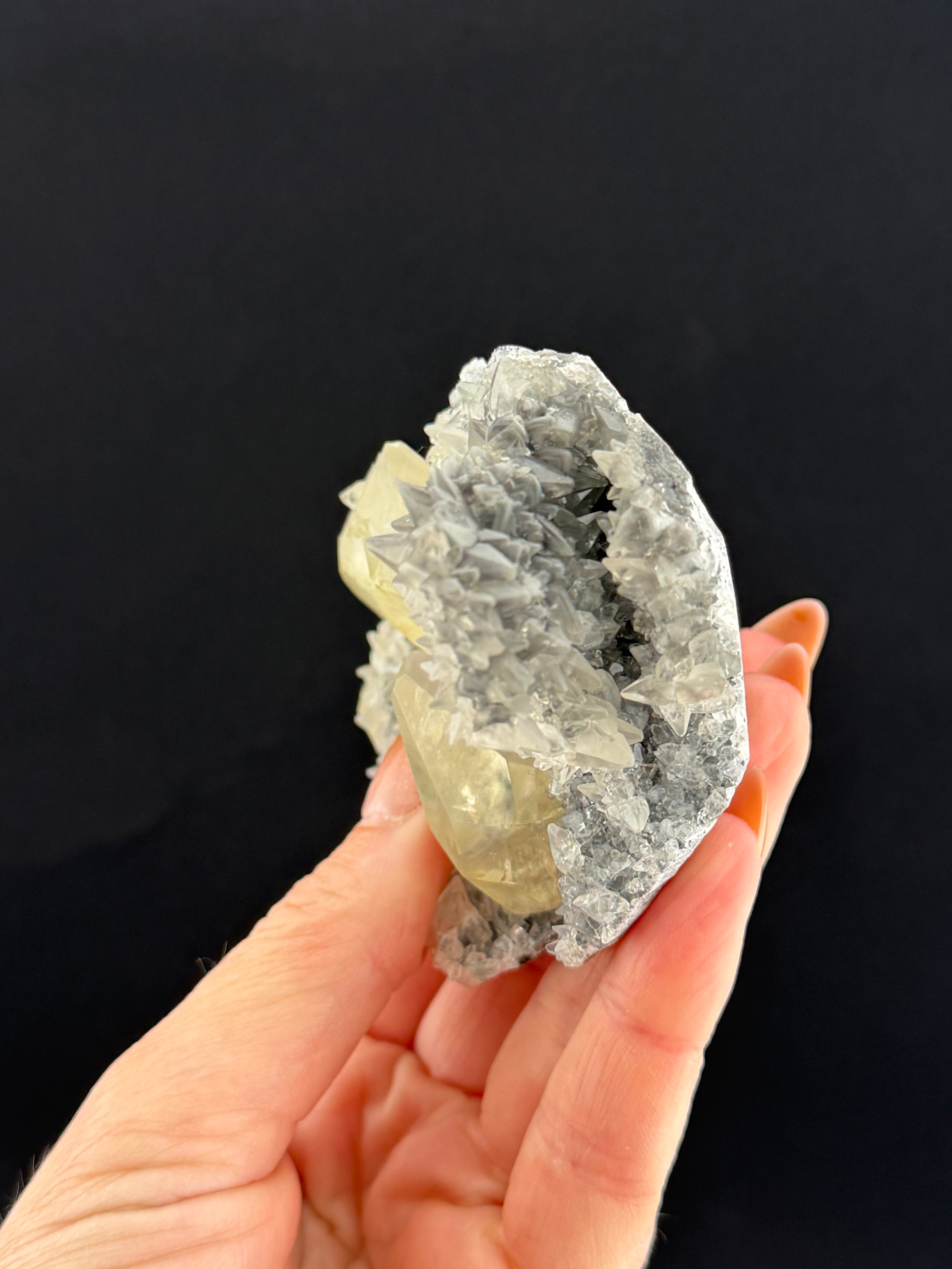 Yellow Diamond Calcite, Anhui, China