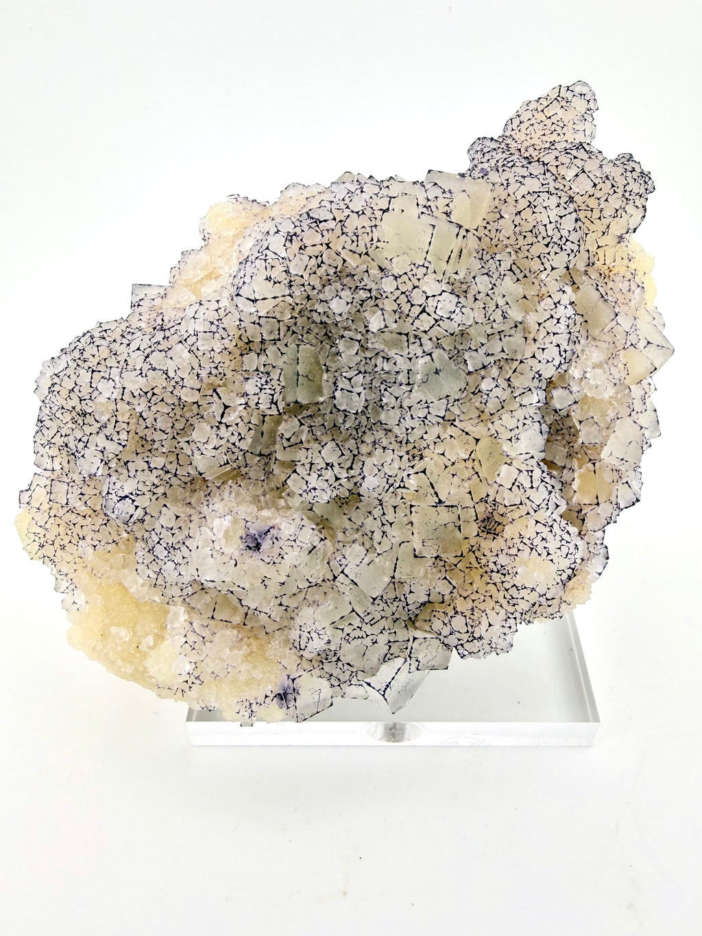 Purple Edge "QR Code" Fluorite
