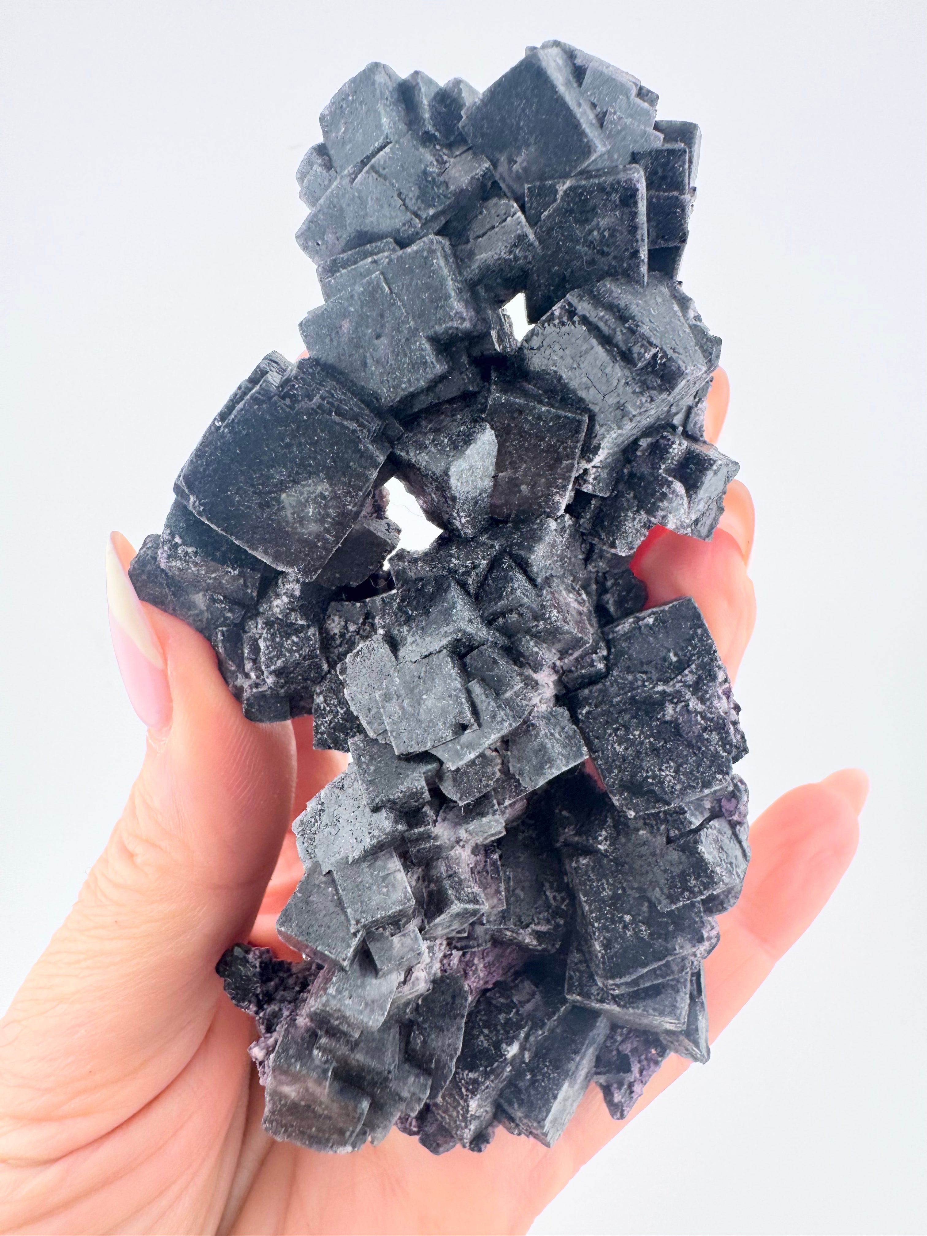Black Fluorite from Inner Mongolia