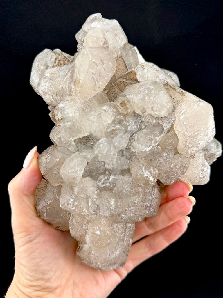 "Cookies and Cream" calcite cluster, Fujian, China