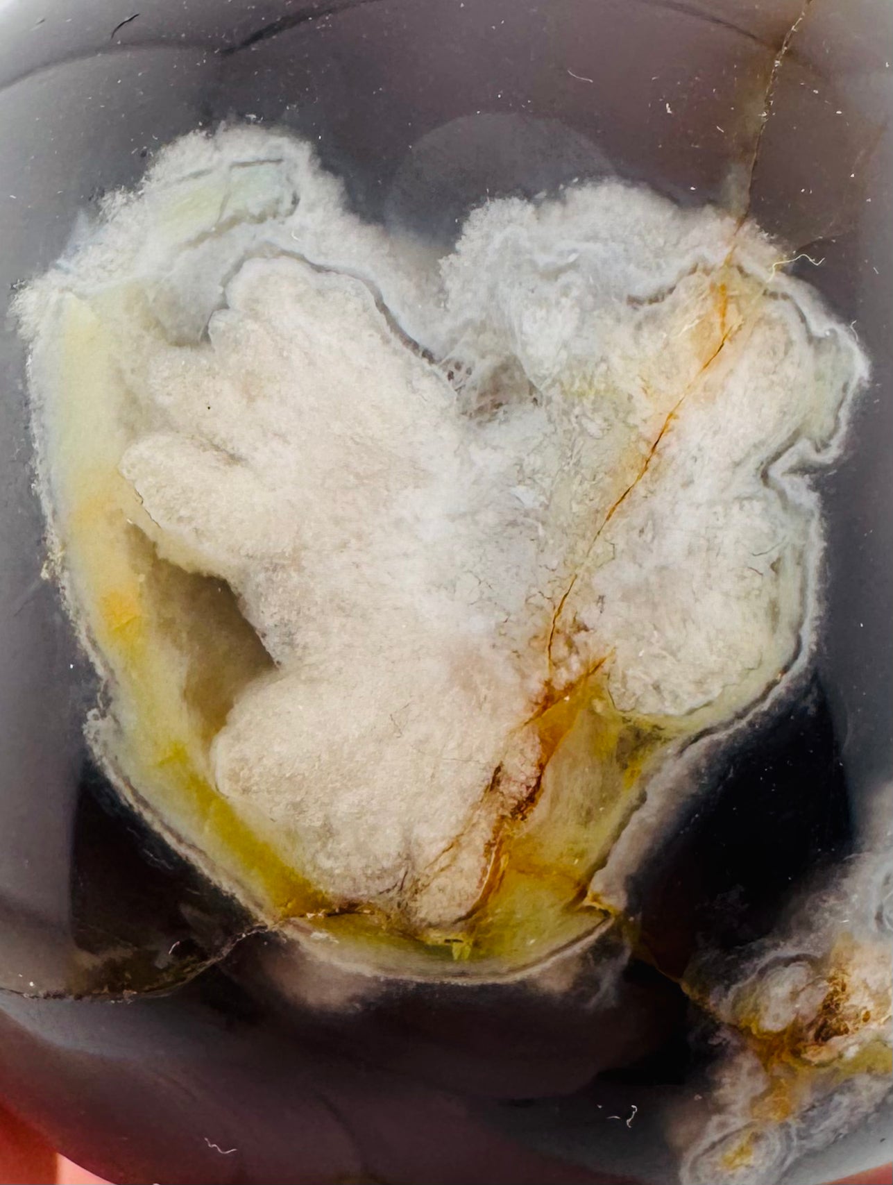 Black Cherry Blossom Agate Sphere