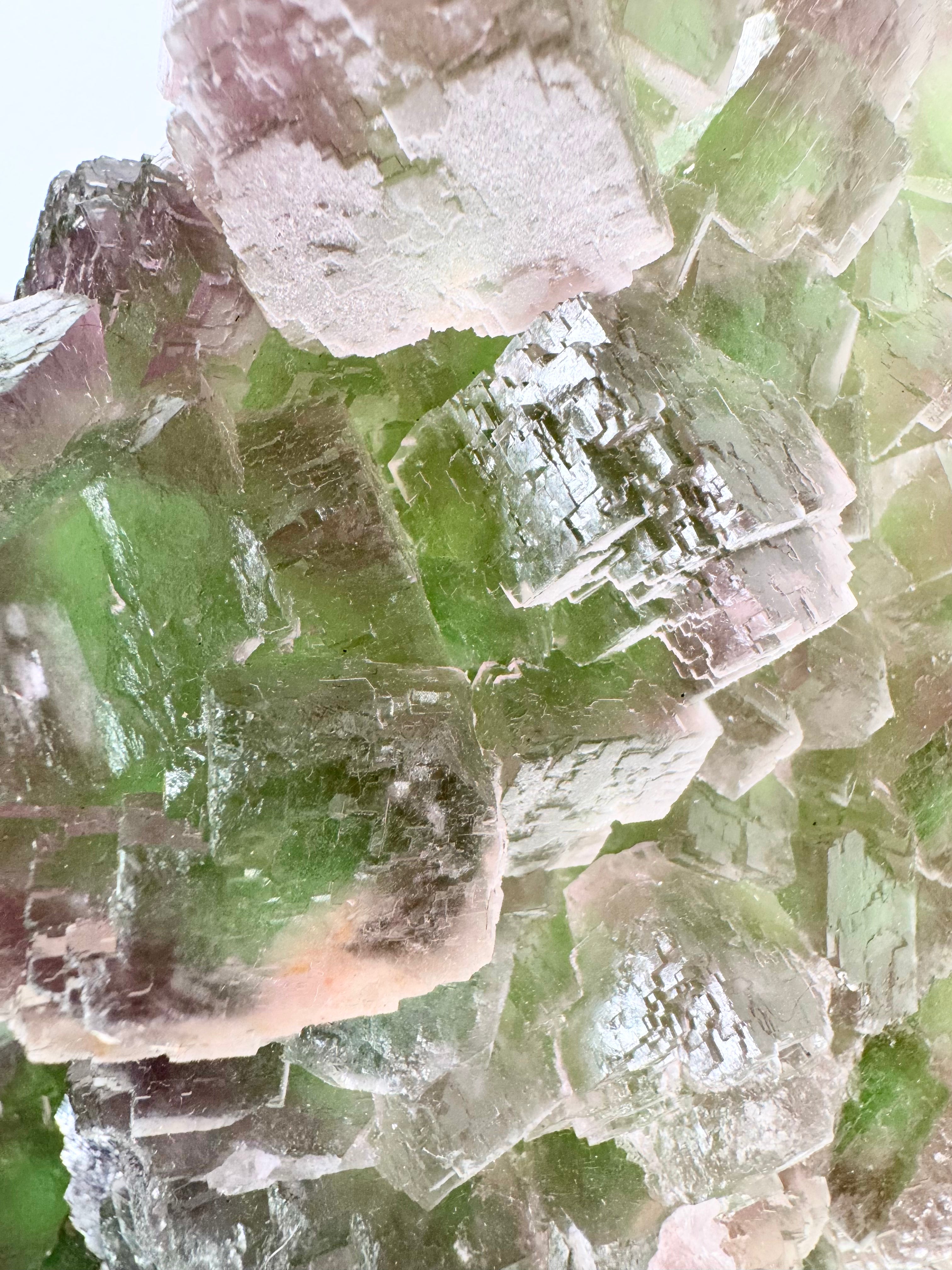 8kg Green Purple Sugar Fluorite