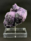Purple Fluorite Specimen on Custom Stand – Henan, China