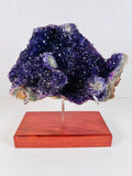 Amethyst with Orbicular Agate Eyes, from Brazil