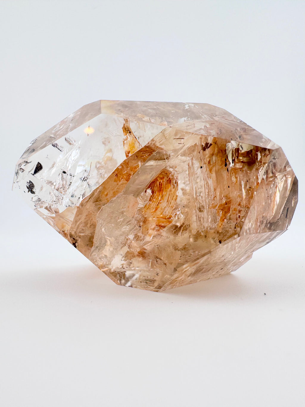 Raw Pink Quartz Diamond