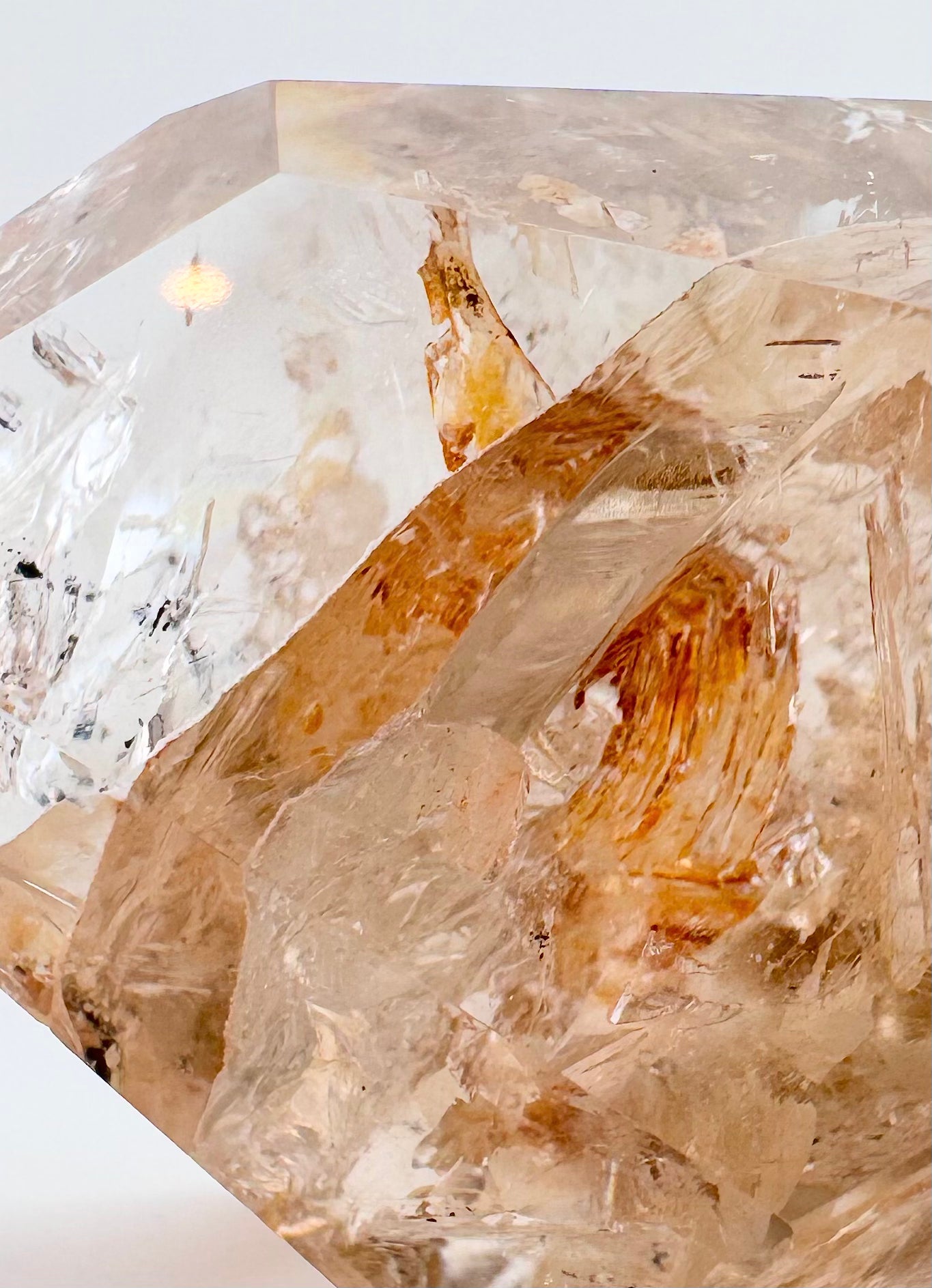 Raw Pink Quartz Diamond