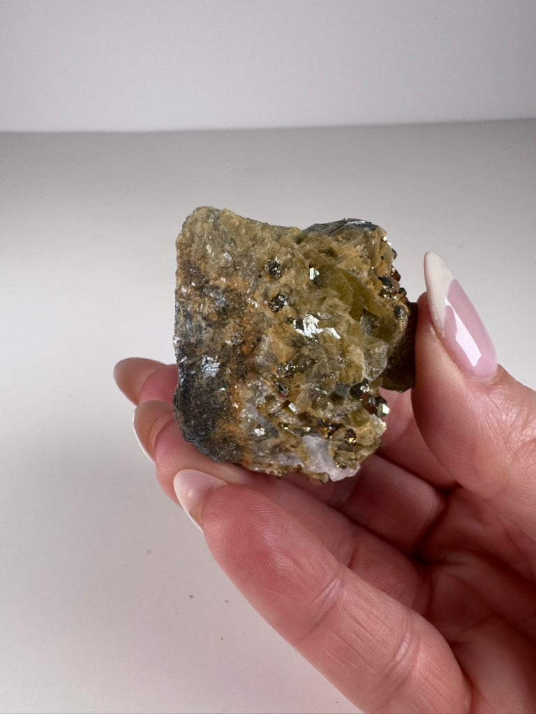 Siderite with Pyrite