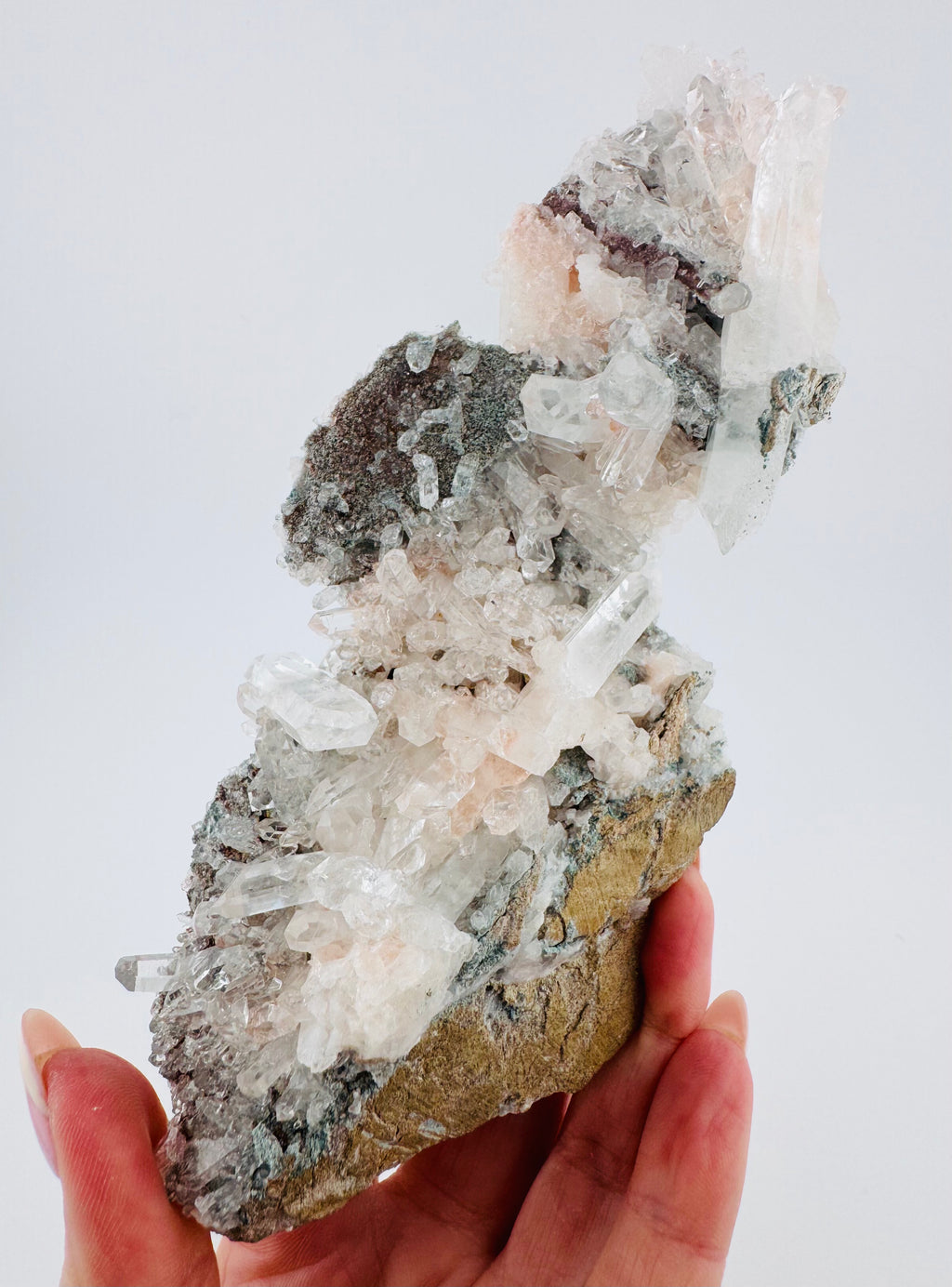 Pink Lemurian Cluster