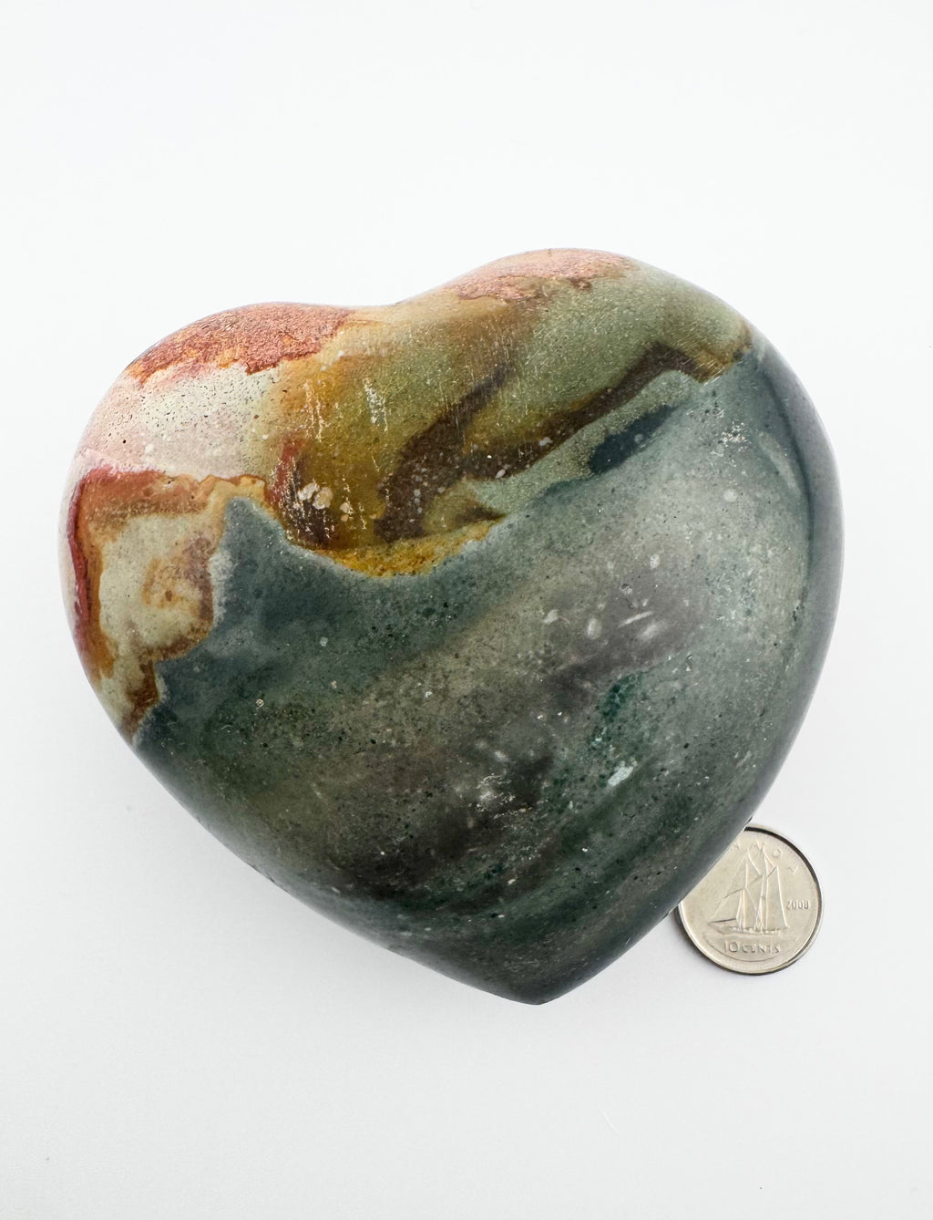 Polychrome Jasper Heart