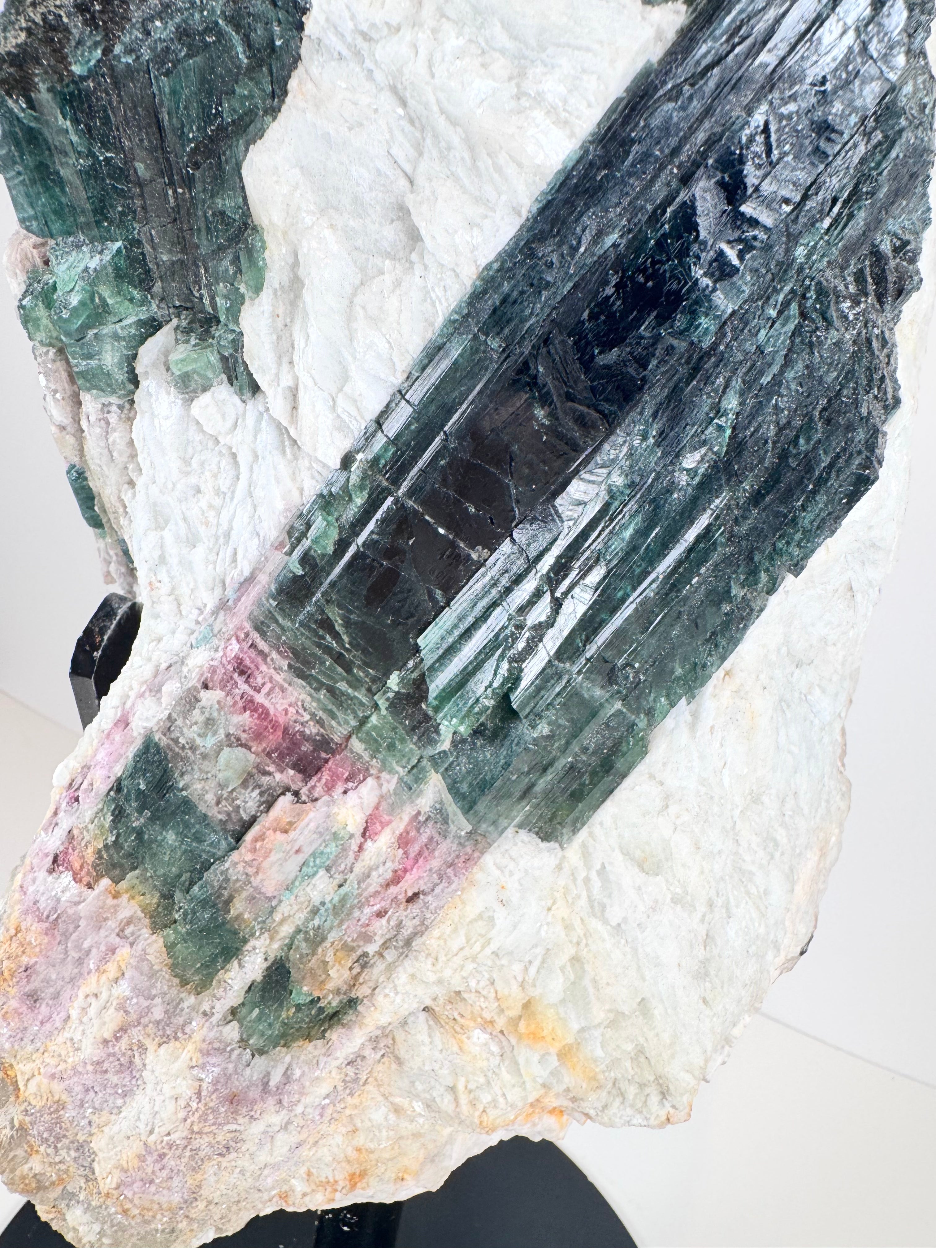 13kg Watermelon Tourmaline on Albite Matrix from Madagascar