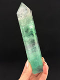 Green and Lavendar Fluorite obelisk