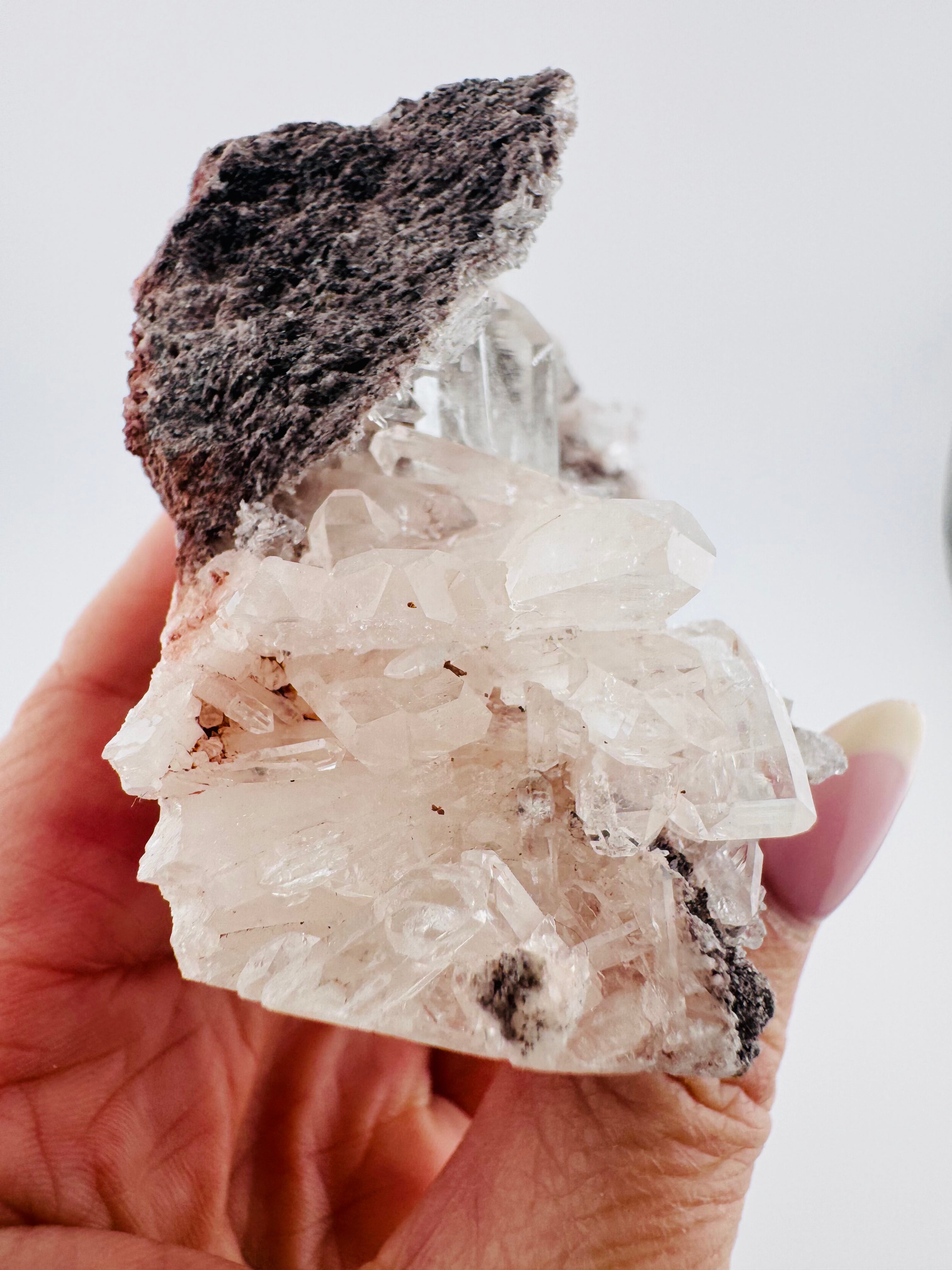 Pink Lemurian Cluster