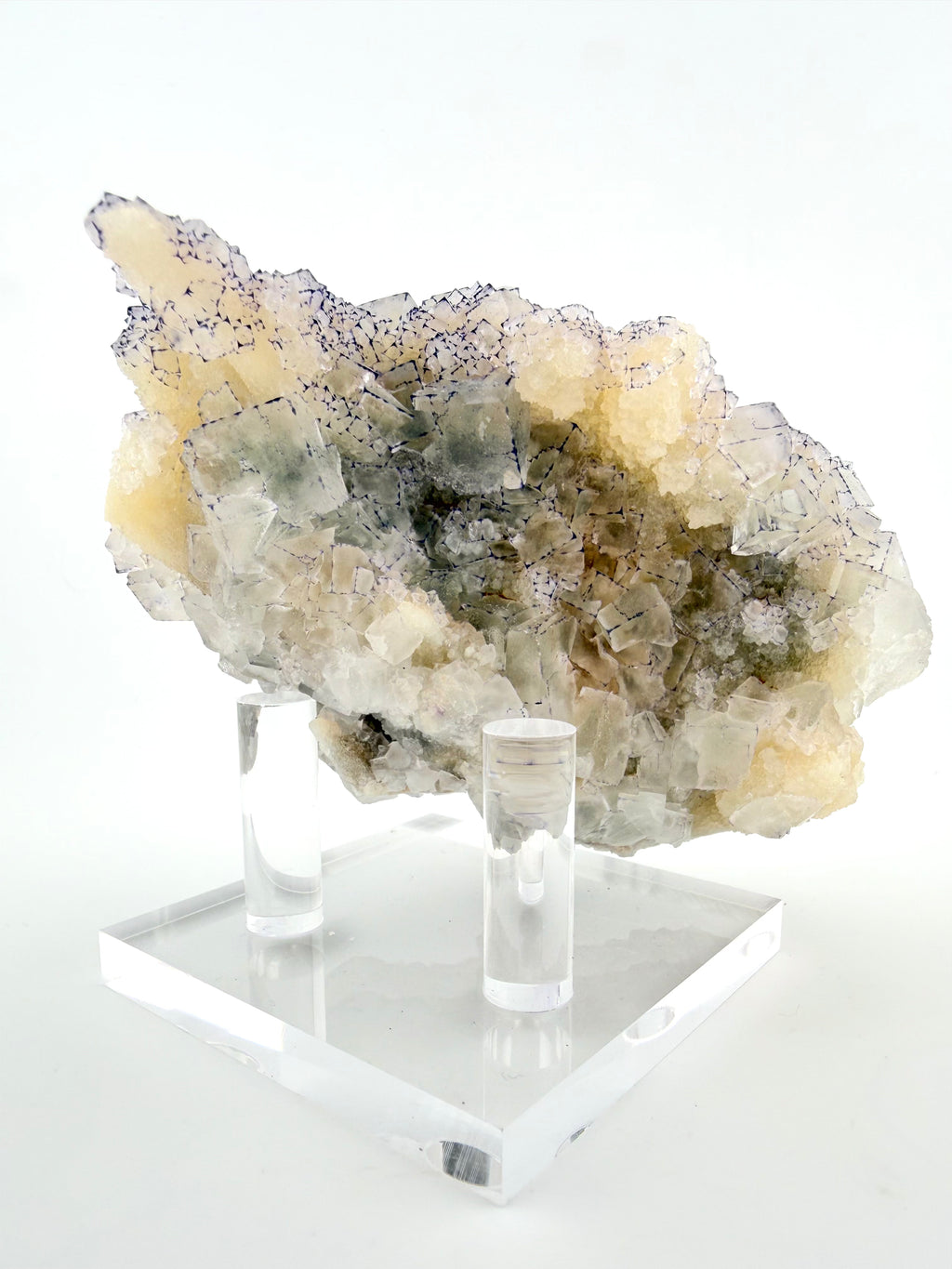 Purple Edge "QR Code" Fluorite