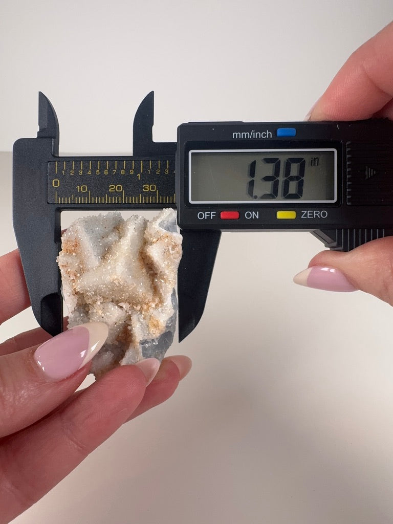 Blue Sugar Fluorite from Beijing