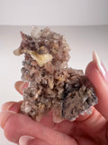 Pink Selenite, Feldspar and Black Tourmaline