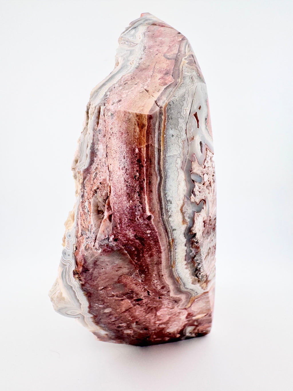 1.7kg Mexico Lace Agate Freeform with Natural Druzy