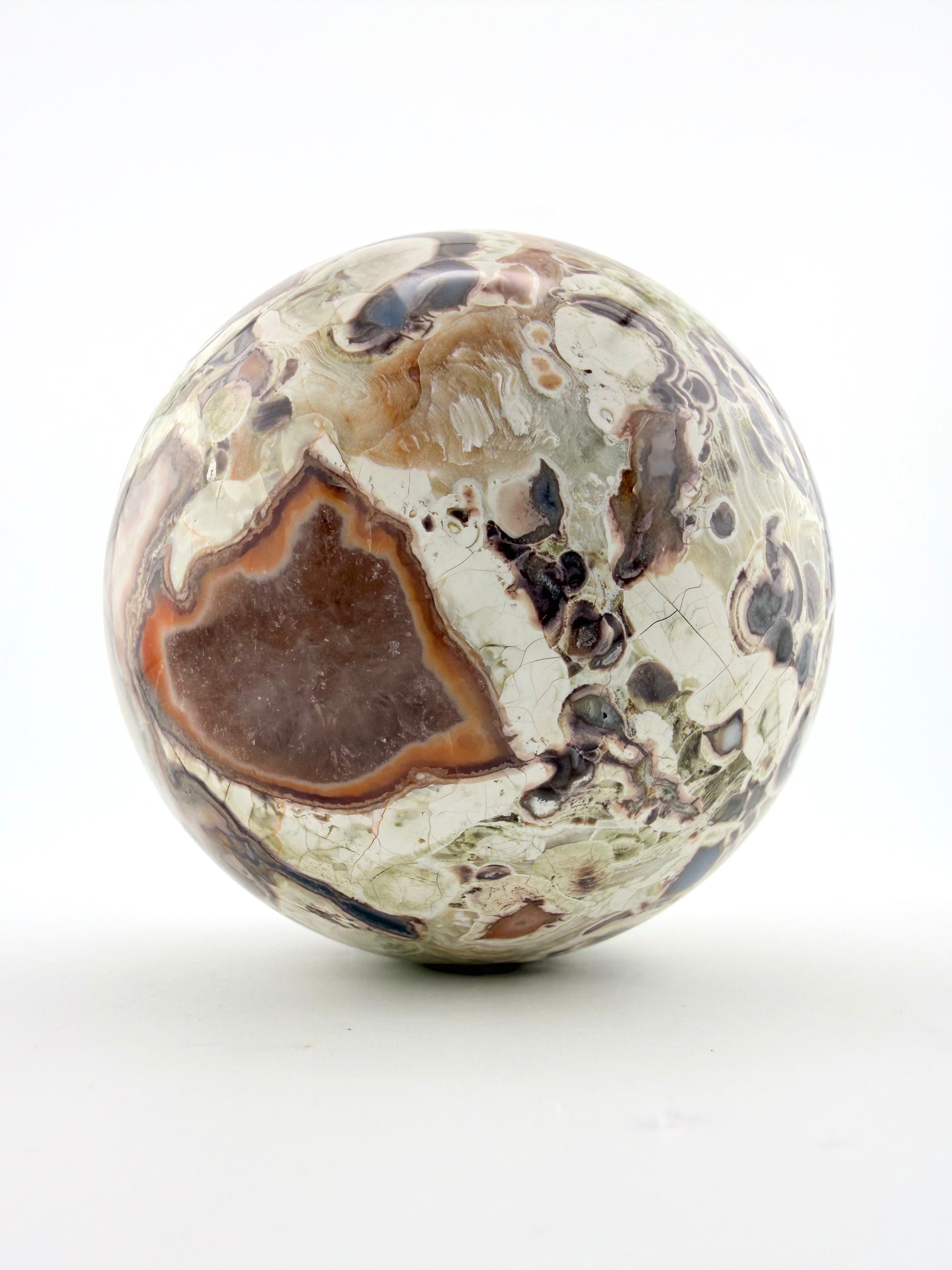 Money Agate Sphere