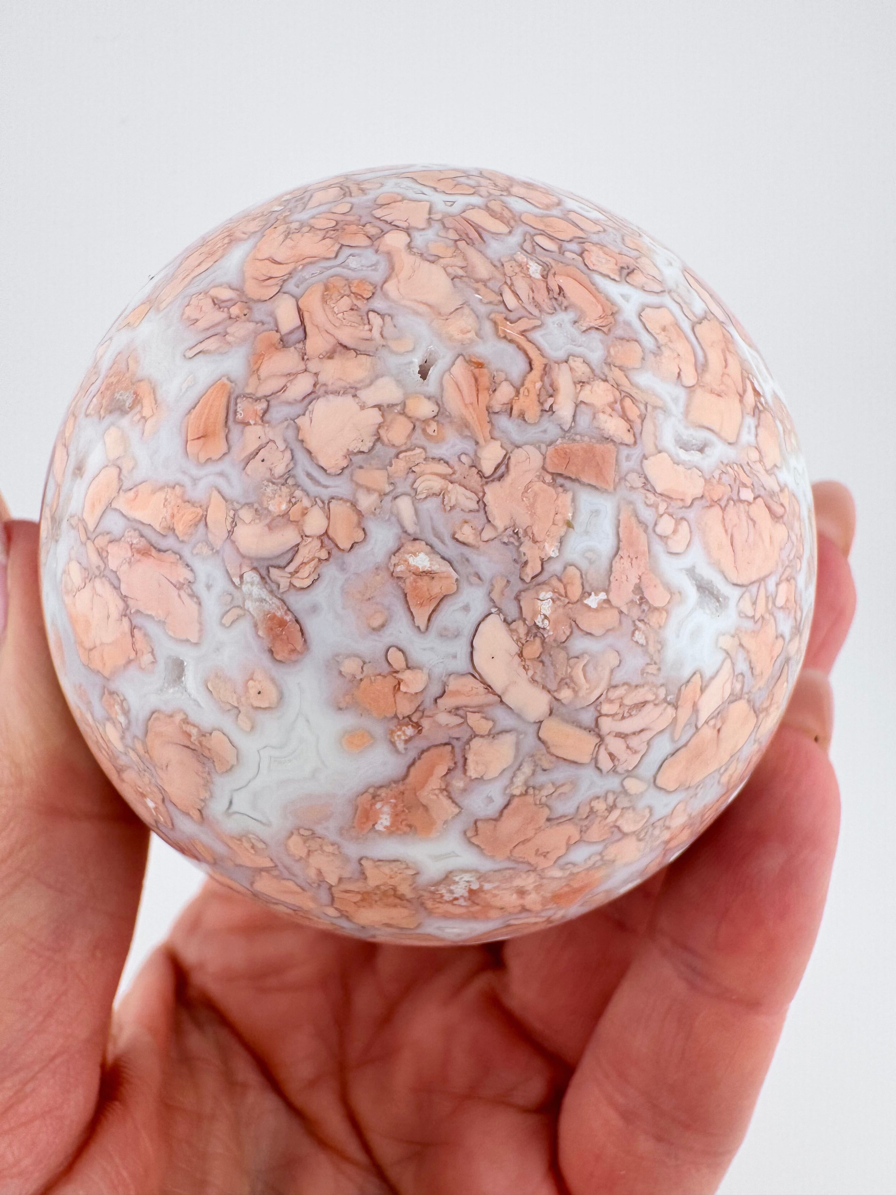 Candy Agate Druzy Sphere
