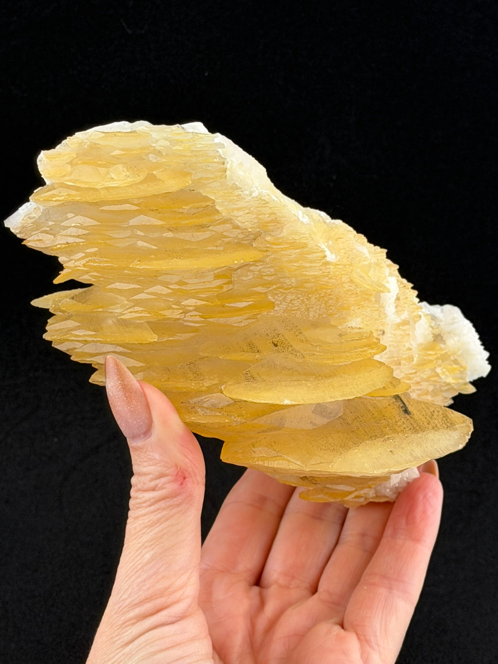 Golden Cascade Calcite, Hubei, China