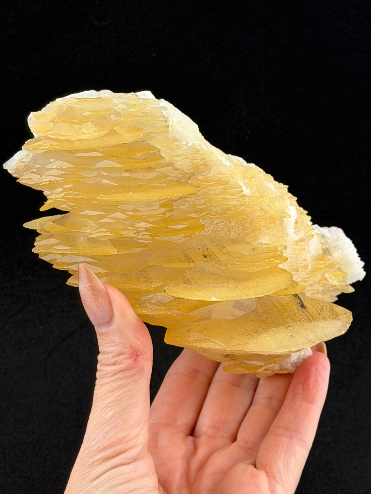 Golden Cascade Calcite, Hubei, China