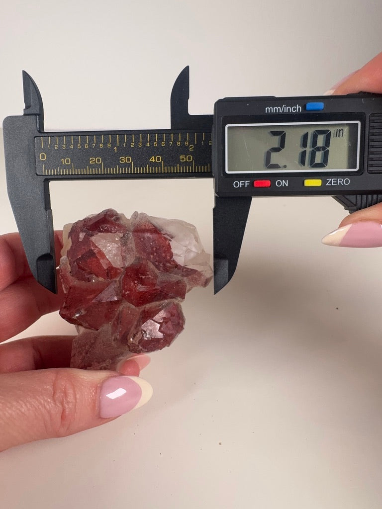 Hematite-Stained Quartz Cluster