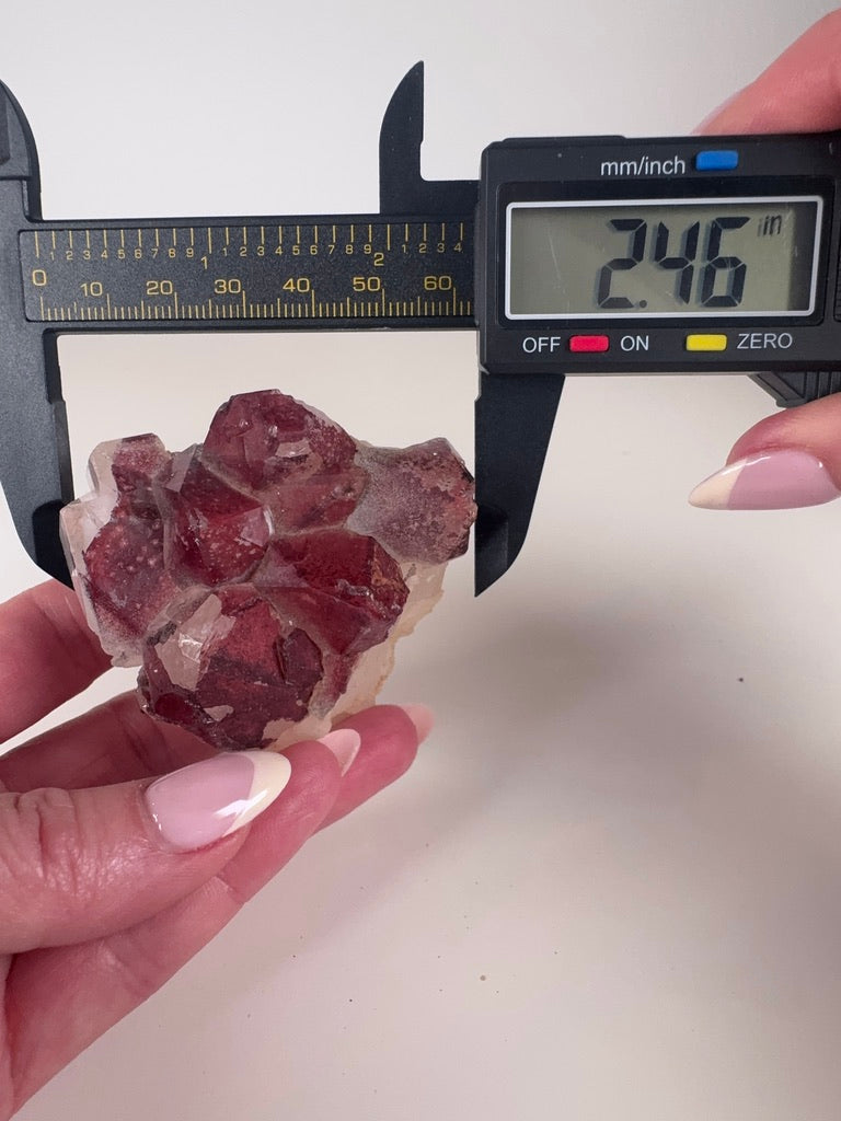 Hematite-Stained Quartz Cluster