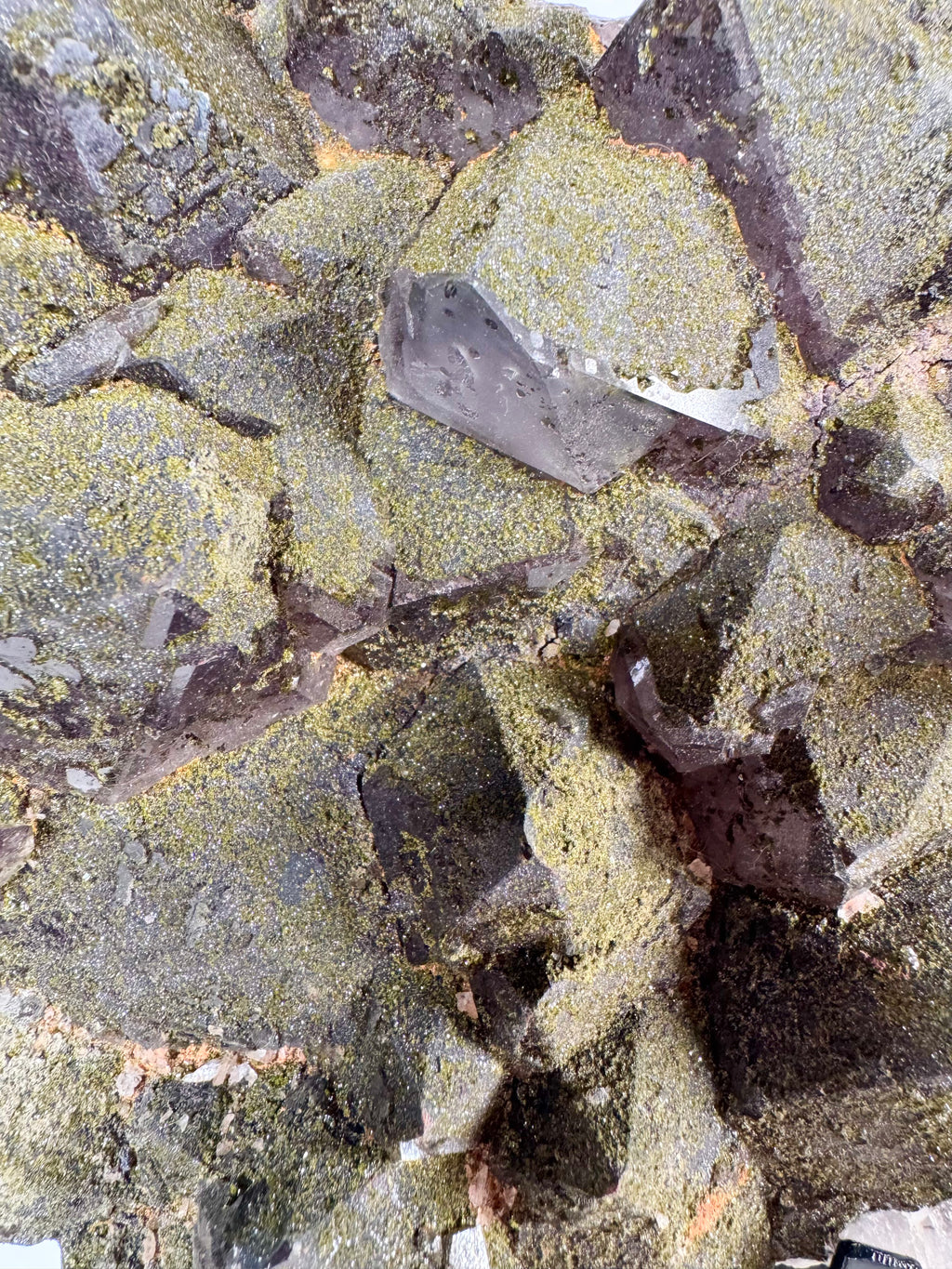 Epidote Veil Amethyst