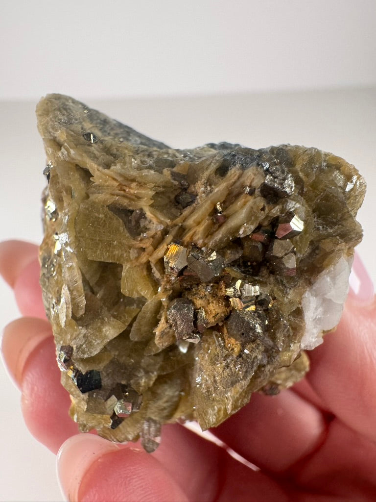 Siderite with Pyrite
