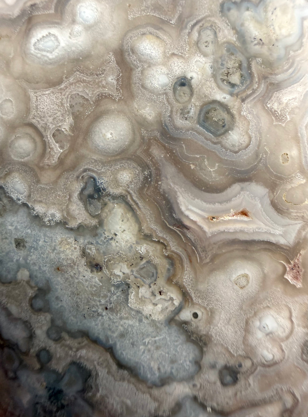 Mexican Lace Agate Palm Stones